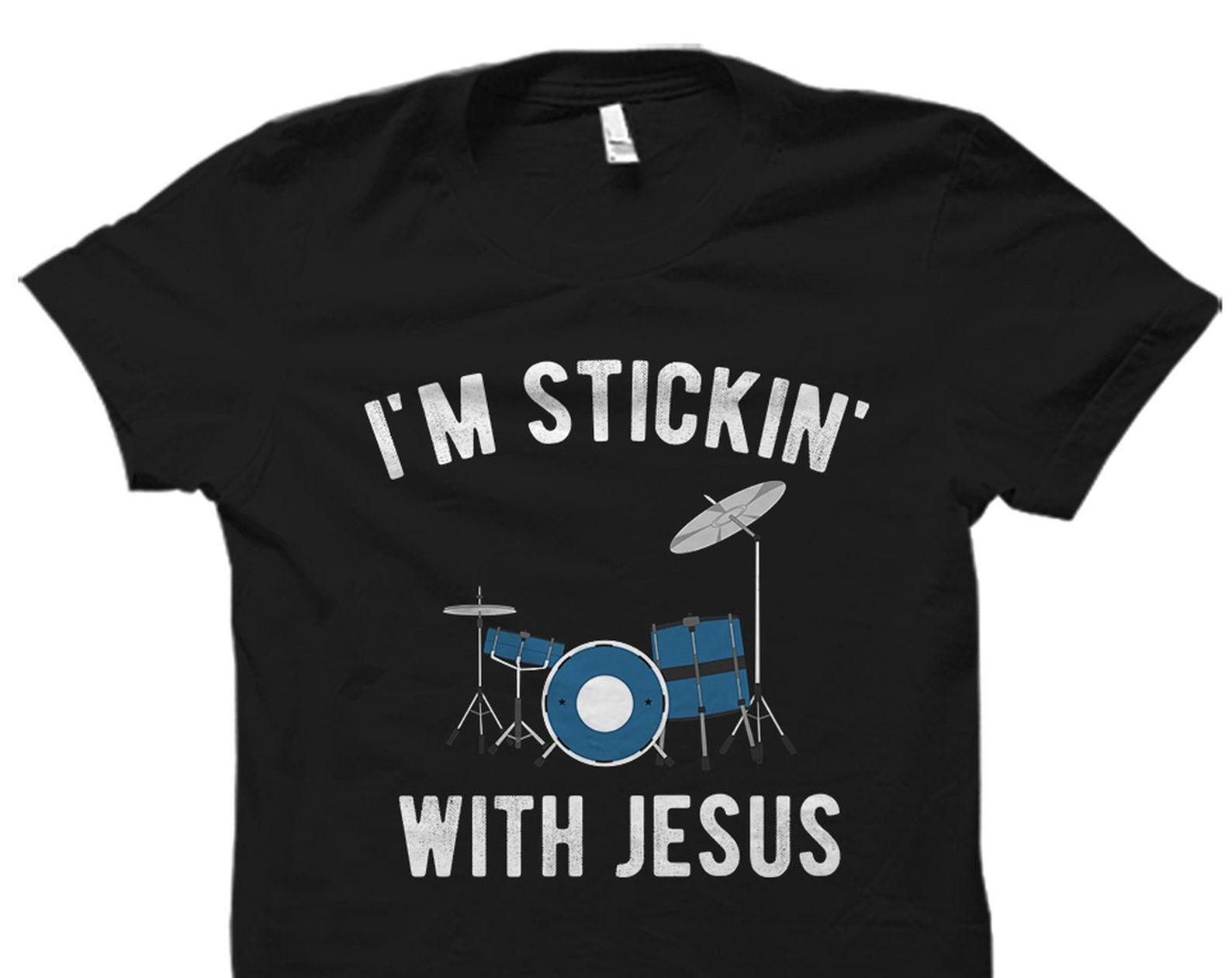 Christian Rock Shirt. Christian Music Shirt. Christian Drummer Shirt. Drummer Gift. Gift for Drummer. Christian Gift. Jesus Shirt #OS2179 4XL