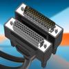 High Flexibility DB44 Male To Female/Male Connectors Cable, Shielded Serial Port Cord 26AWG Data Cable