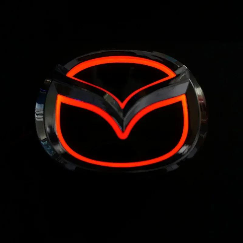 

2025 Горячий Авто Стайлинг Светодиодный Задний Значок Свет Наклейка для Mazda Логотип 2 3 6 CX7 8 CX5 MX5 323 Аксессуары Авто 5D Наклейка на Задний Значок L 10.1cm X 7.90cm красный