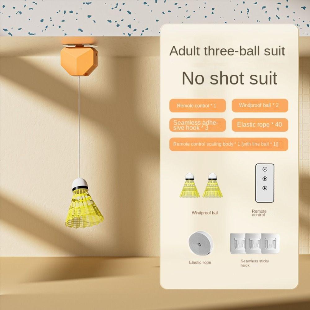 

1 комплект спин для самообучения, бадминтона, сопровождающая практика, волан для самообучения, игры на открытом воздухе A