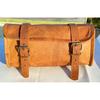 Bag Tool Saddle Motorcycle Luggage Leather Pouch Side Bags Storage Brown Pannier
