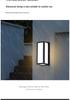 Simple Modern Waterproof LED Outdoor Wall Lamp for Garden, Balcony, and Terrace with Sensor and Moisture-Proof Features.