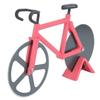 Stainless Steel Innovative Bicycle Shape Pizza Cutter Cutting Tool Kitchen AccessoriesRed