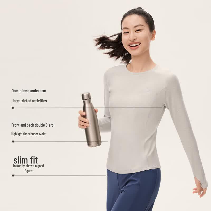 Keep Women's Long Sleeve Fleece-Lined Training Tee