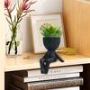 Face Flower Pot Head Planter Small Ceramic Pots For Indoor Plants With Drainage Reusable Human Shape Indoor Flower Planter Pot