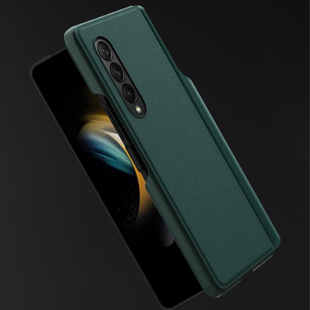Custodia Pieghevole in Pelle Per Samsung Galaxy Z Fold 4 5g Custodia Sottile Pieghevole per Smartphone con Alloggio per Penna Cerniera Antiurto Custodia per Telefono