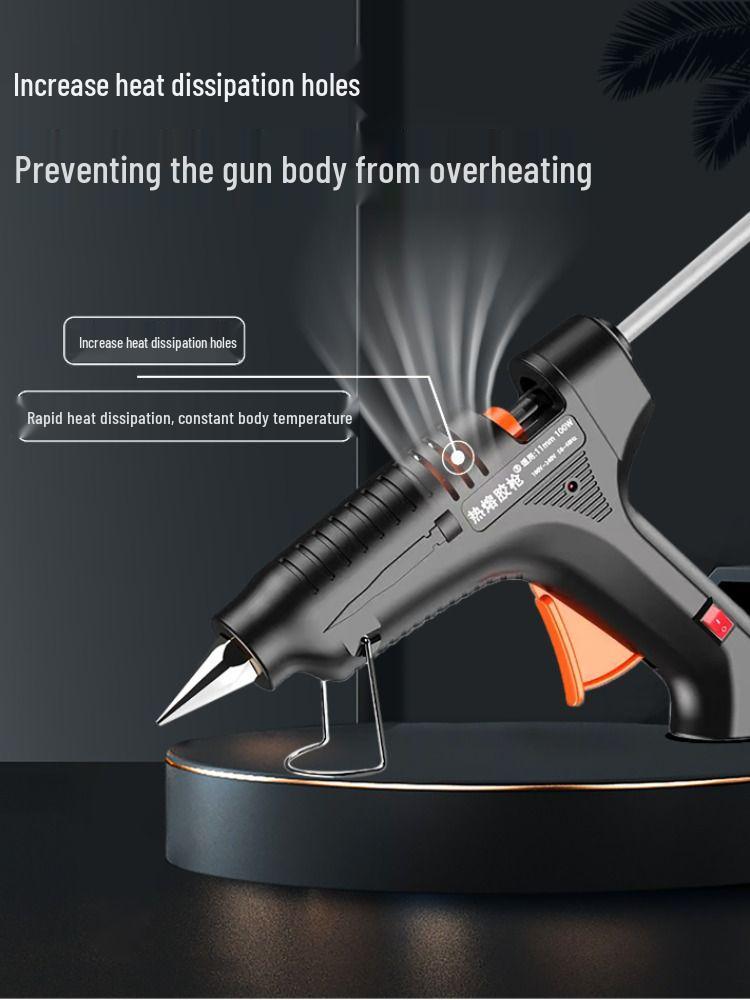 Electric Hot Melt Glue Gun with High Viscosity 11mm Glue Sticks for Household and Crafts