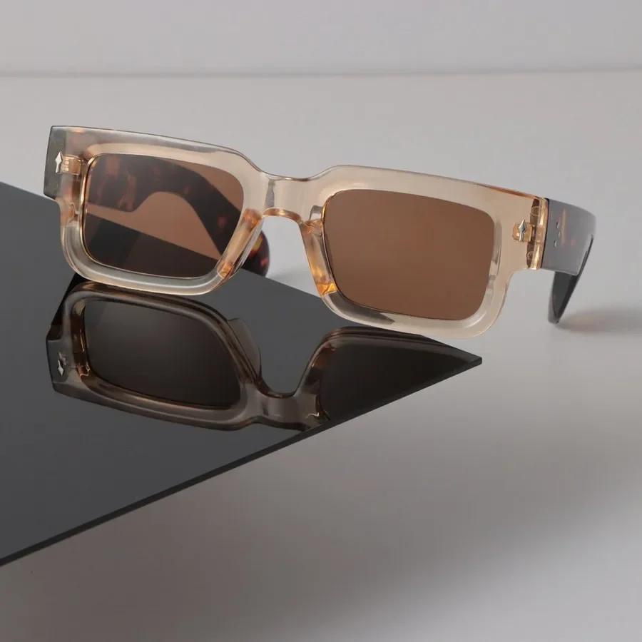 Designer Square Sunglasses Women Men Vintage Candy Color Sun Glasses Fashion Personality Eyewear Mirror Stylish Brand