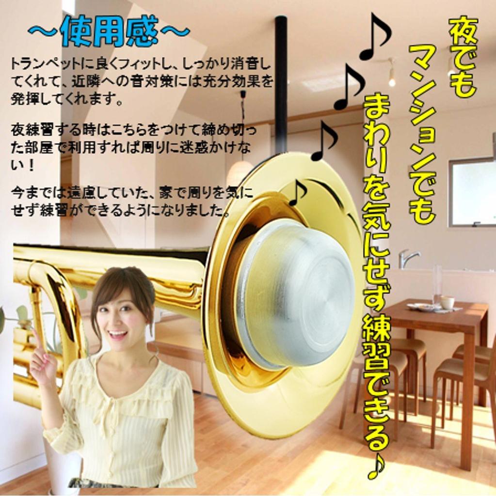 ST Straight Trumpet Mute Silver TS