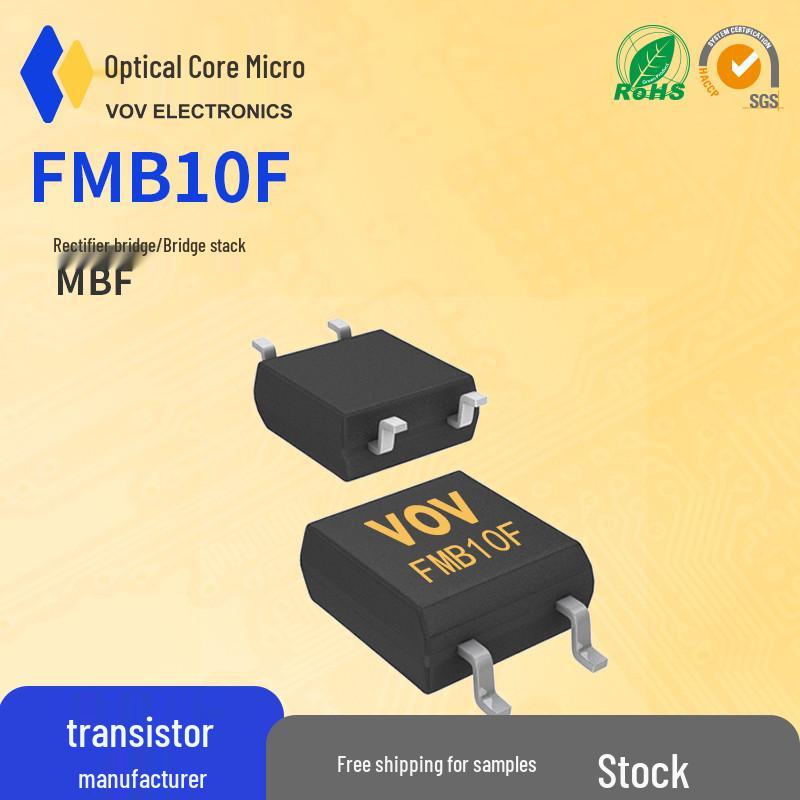 FMB10F 0.8A 1000V Surface Mount Rectifier Bridge Diode