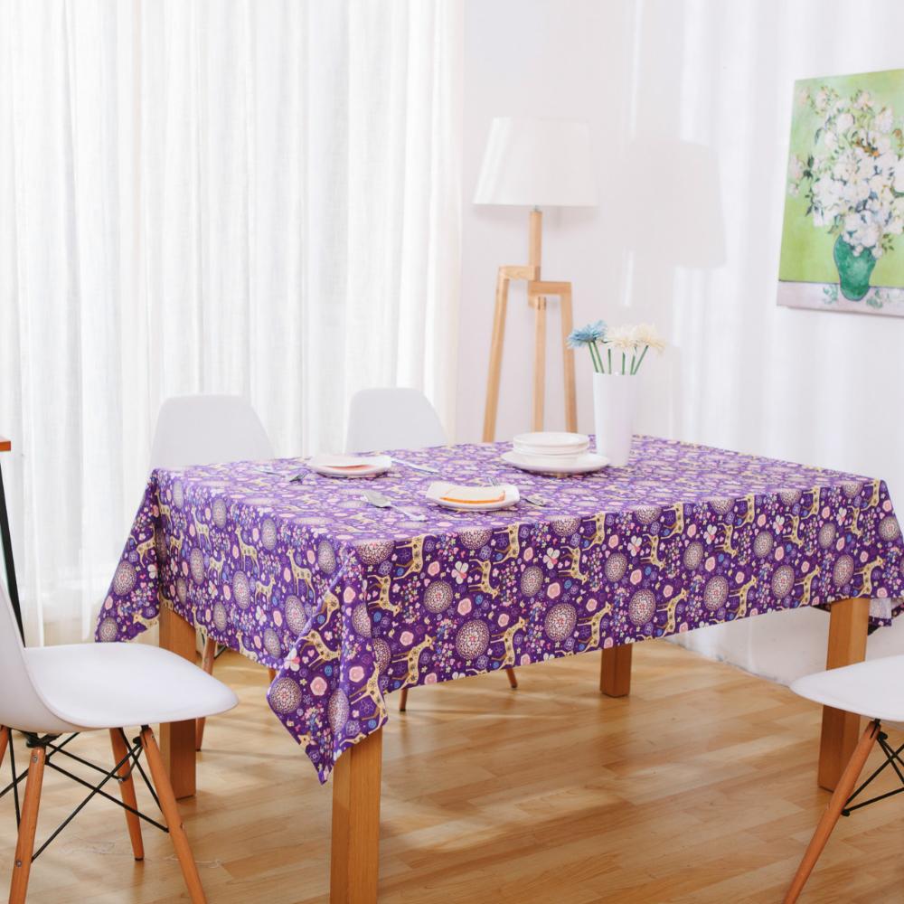 Rectangle Daisy Tablecloth with Tassel - Floral Tablecloth as Spring Decorations for The Home, Spring Summer Plaid Tablecloth for Holiday,Party Decor
