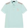 HAZZYS Boys' Lightweight Color-block Short Sleeve Polo Shirt