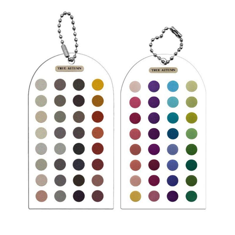 Double-sided Color Palette Cards Color Analysis Summer Color Cards  Personal Color Analysis