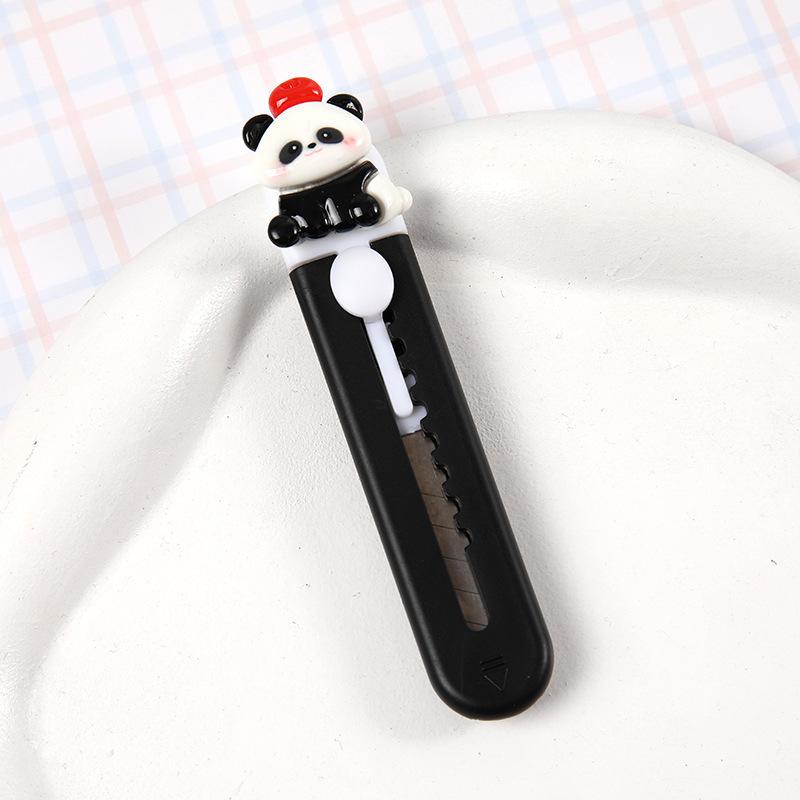 1 Piece Panda Capybara  Art Cutter Utility Knife Mini Student Art DIY Tools Creative Stationery School Supplies
