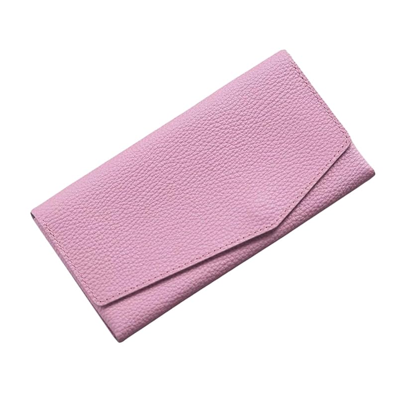 

[STATUSY] il modo concept (Ilmode concept) made in Japan waterproof genuine leather ladies men s long wallet (Sand pink, right-handed)