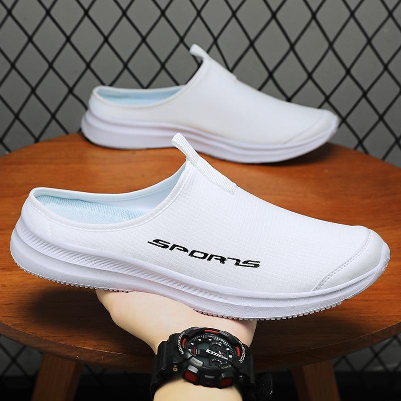 Herrenschuhe Sommer neue Hausschuhe atmungsaktiv und leicht Freizeitschuhe einfach zum Hineinschlüpfen weichsohlige Halbschuhe