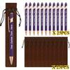 25Sets Customizable Ballpoint Pens Luxury Soft Touch round Writing Tools with Brown Cases - Includes 25 Pens And 25 Brown Bags
