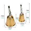 High Quality Iron Copper Fishing Alarm Bells Gold With Clamp Fishing Indicators Fishing Tools Fishing Accessories