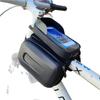 Front Beam Waterproof Touchscreen Phone Bag | Hard Shell Mountain Bike Saddle Bag