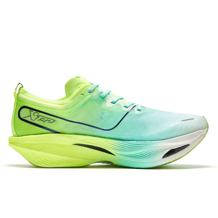 Xtep Geschwindigkeit 160X 5.0 Pro Lässig Stoßdämpfend Rutschfest Niedrig geschnitten Laufschuhe Herren Sneaker Blau Grün 977319110039-4