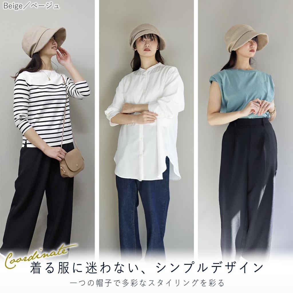 UV UV Large Adjustable [QUEENHEAD] [Queenhead] Hat, Casquette, Linen, Protection, Size, Washable, Size, Foldable, Wire, Women's, Spring/Summer [FREE