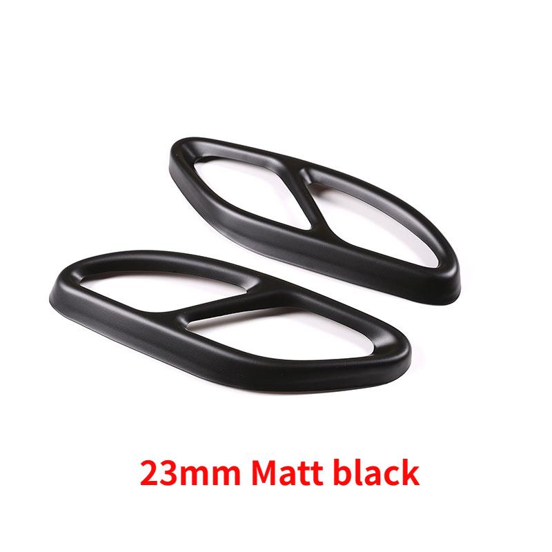For Mercedes Benz GLC A B C E Class X253 W205 W213 W176 W177 W246 W247 2016- Car Exhaust Pipe Cover Trim Car Accessories
