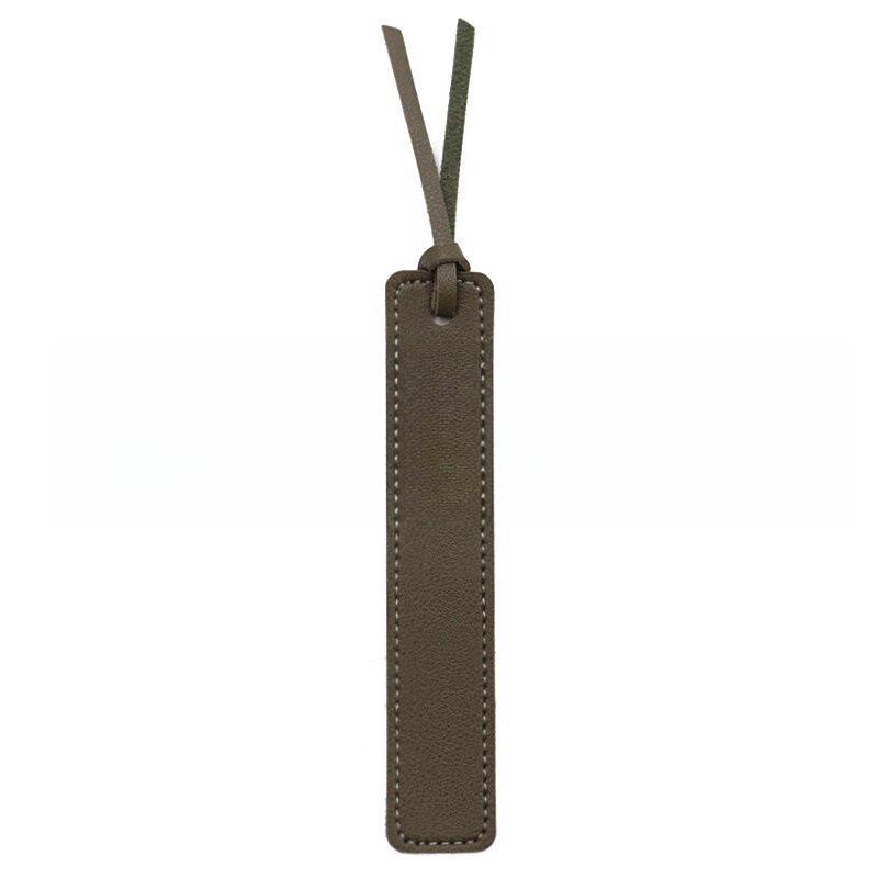 

In-Stock Cultural Leather Bookmark Notebook Divider Clip - Mini Portable and Creative 13x2.4cm