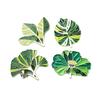 Chic Green Leaf Brooch: Stylish Lotus and Bamboo Leaf Badge for Clothing and Backpack Accessories.