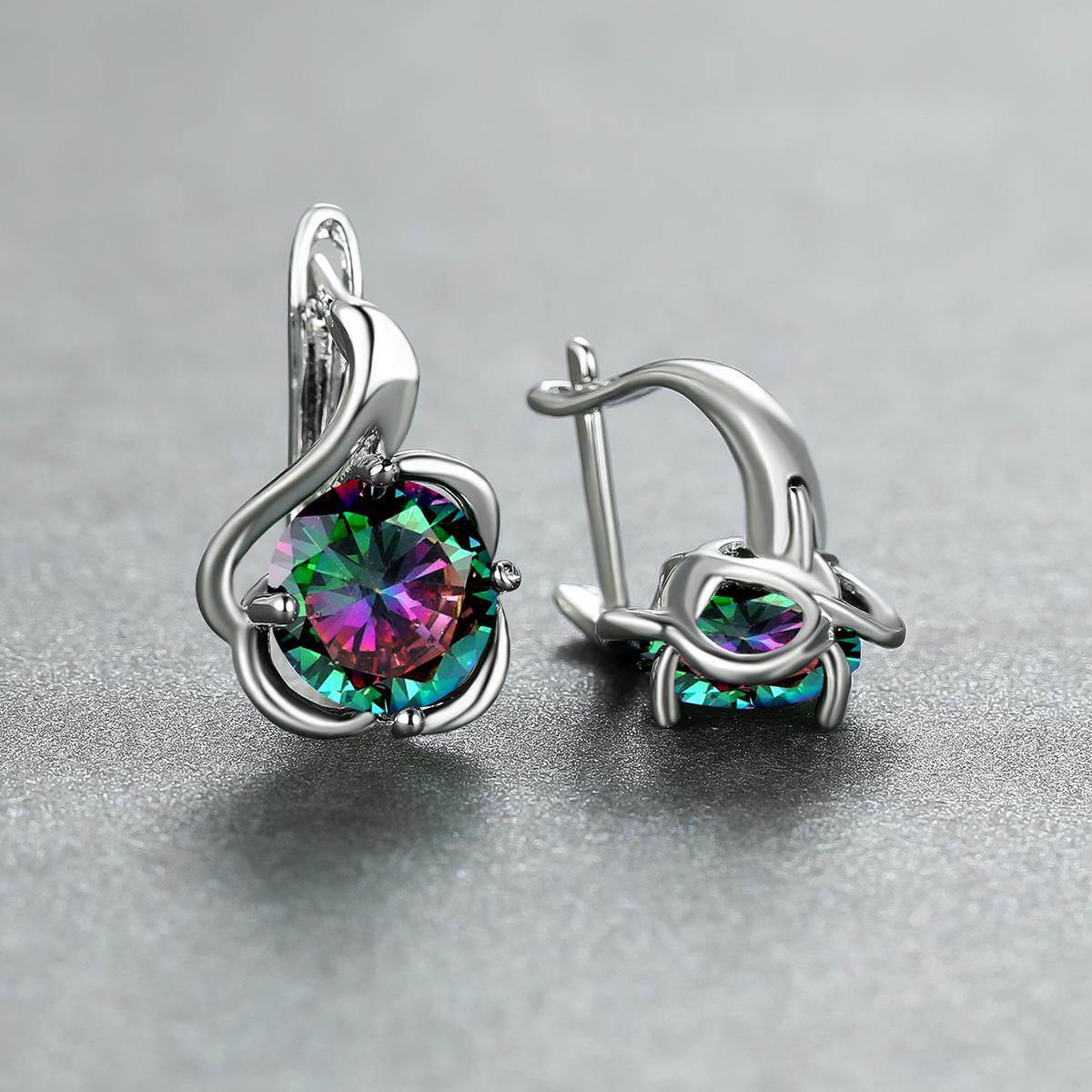 

Модные женские туфли цвета розового золота винтажные синие свадебные серьги с голубым камнем женские висячие серьги-кольца серьги-клипсы для ушей ювелирные изделия разноцветный/серебряный