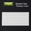 Cylindrical Transparent Silicone Anti-Collision & Non-Slip Furniture Pads