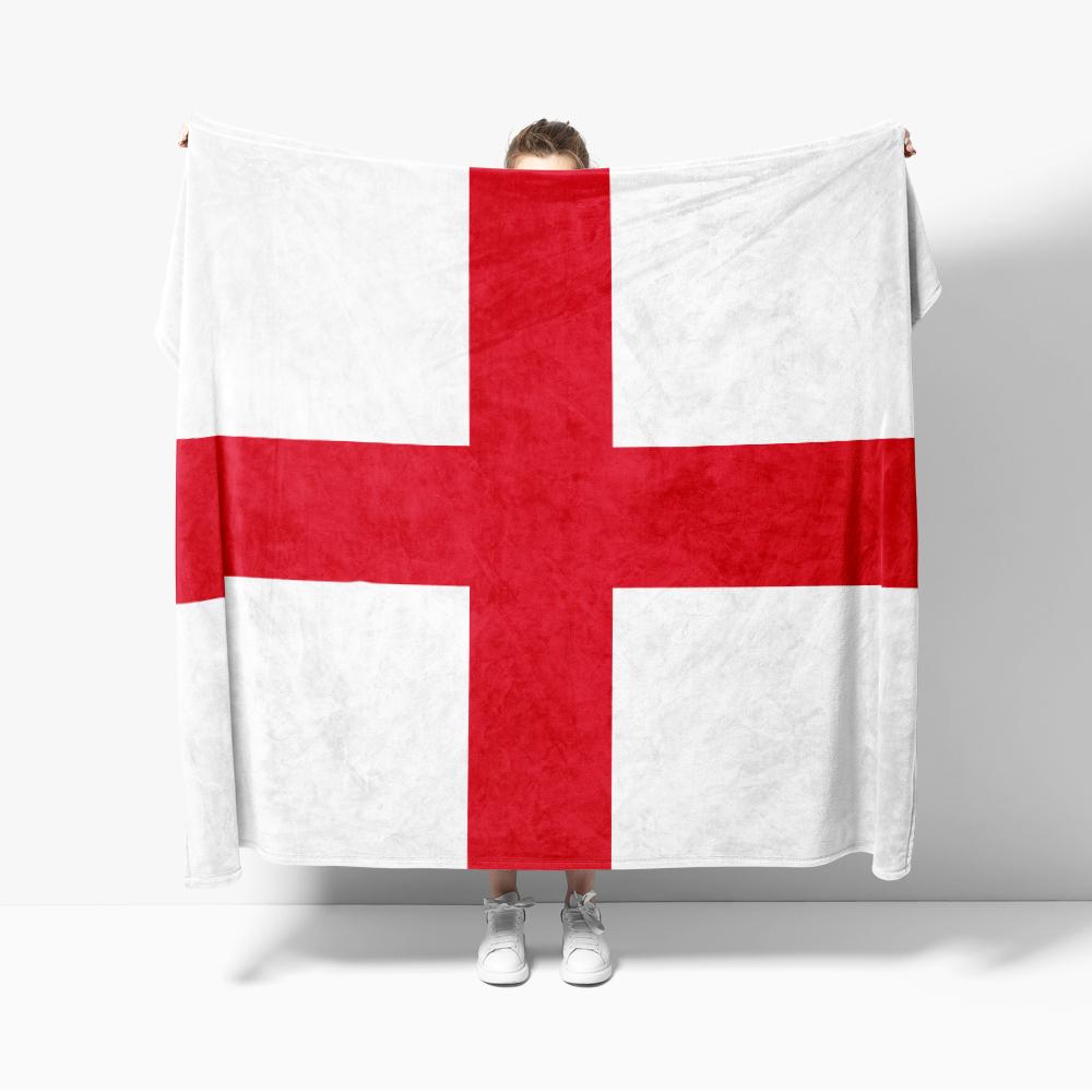 Vereinigtes Königreich WK Emblem Flanelldecke Wales Schottland England Flagge Gemütlich Weich Leicht für Couch Sofa Bett