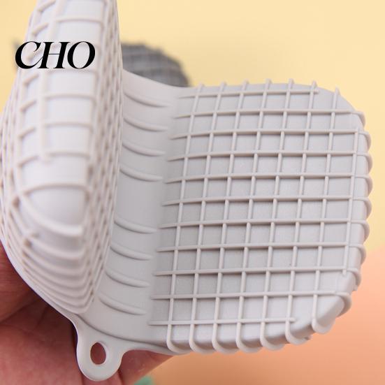 Heavy Ceramic Bowls 2Pcs Silicone Oven Mitts Heat Resistant Thick Grid Pattern Non-Slip Gloves for Microwave Baking Kitchen Accessory Utensil