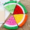 Wonder Pocket Watermelon Orange Fruit Shape Plush Keychain Pendant Coin Pocket Pouch Purse