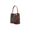 COACH Town Coated Canvas With Smooth Leather Bucket Bag, Shoulder Bag, Crossbody Bag, Handbag Small Womens