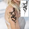 Waterproof Cross-border Snake & Dragon Skull Temporary Tattoo Stickers for Arm, European & American Design