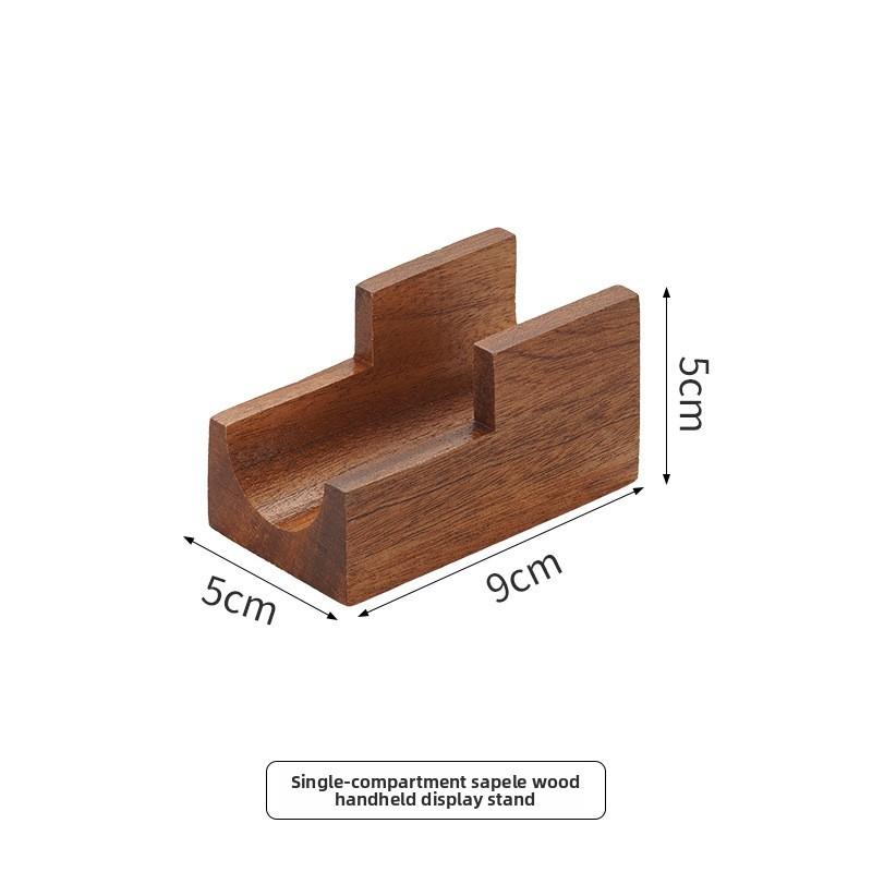 Handmade Wooden Sushi Plate With Divided Compartments For Japanese And French Cuisine Presentation