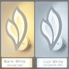 Modern LED Wall Light Fixture Creative Leaf Wall Lamp Wall Decoration LED Night Light For Home Bedroom Lamps Room Decoration