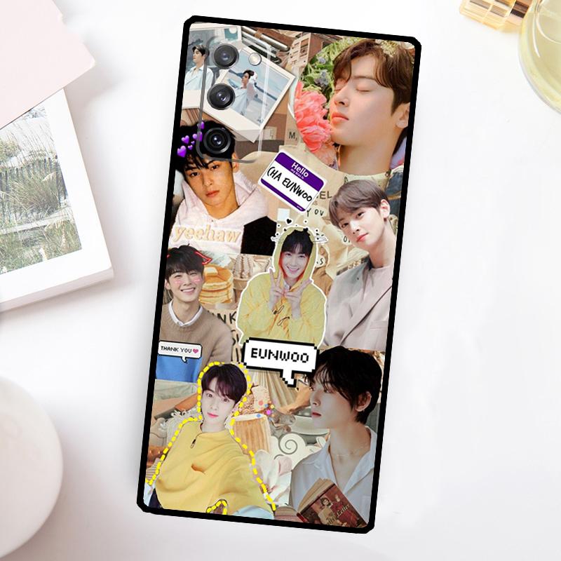 Cha Eun Woo TV True Beauty Kpop Case For Samsung Galaxy S24 S23 S22 Ultra S21 S20 FE Note 10 Plus Note 20 S8 S9 S10 Cover
