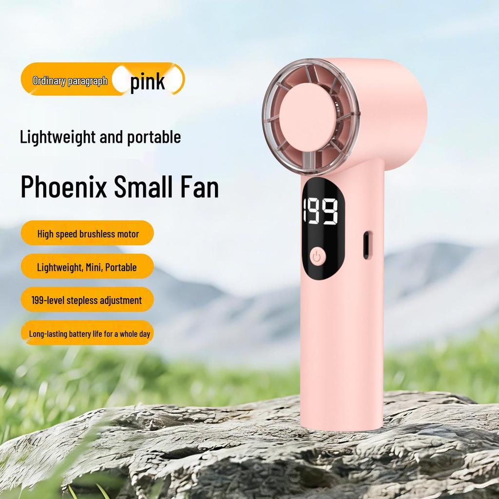 Ventilatore Portatile Mini Senza Pale USB Ricaricabile per Studenti e Scrivanie