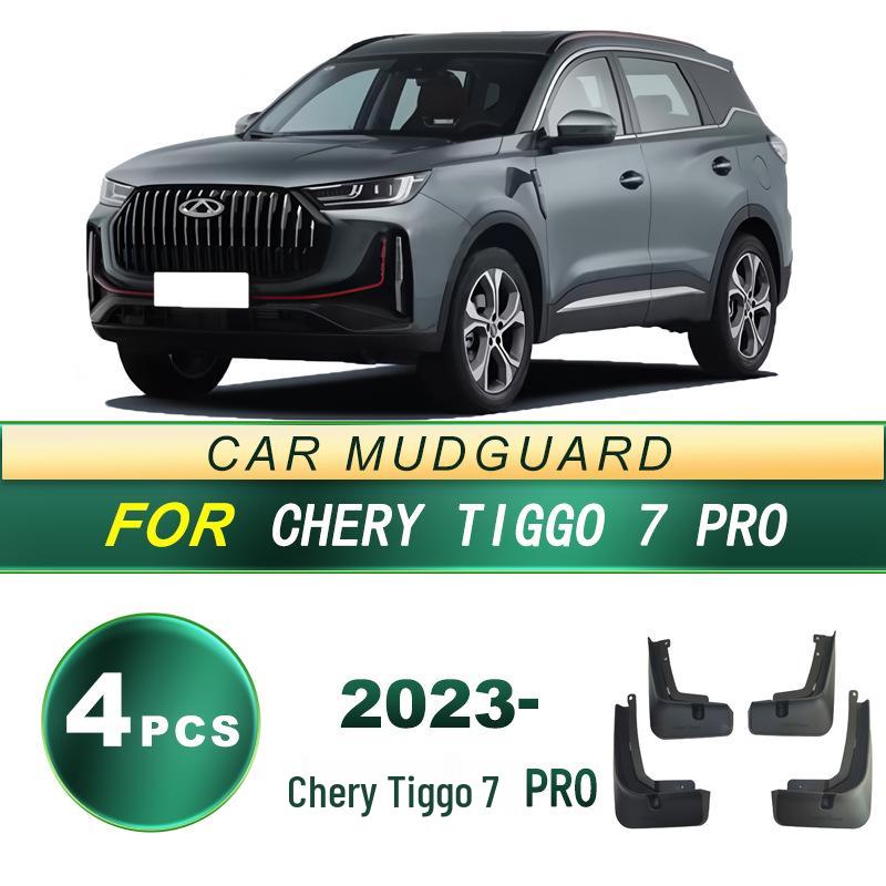 Tire Mud Flaps for 2023 Chery Tiggo 7 PRO - Soft Rubber, No-Drill Upgrade Accessory