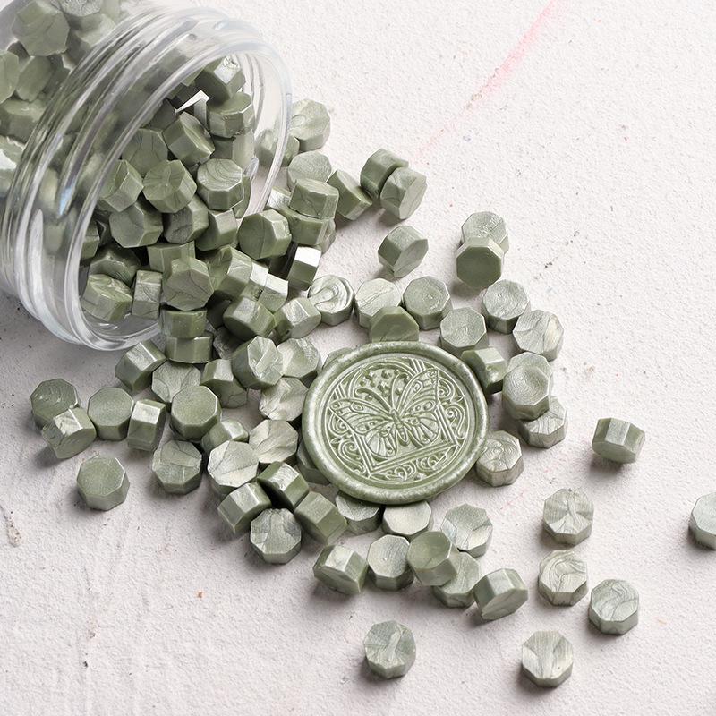 Boom Boom Rabbit Retro Metallic Sealing Wax Granules for Wedding Invitations & Envelopes - High Gloss Stamp Wax Seal.