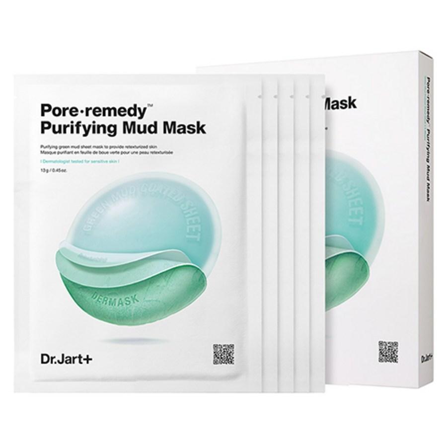 Dr.Jart+ Pore Remedy Porenpflege-Set – Exfolierendes Serum, Glättender Primer, Erneuernder Schaumreiniger, Koreanisch
