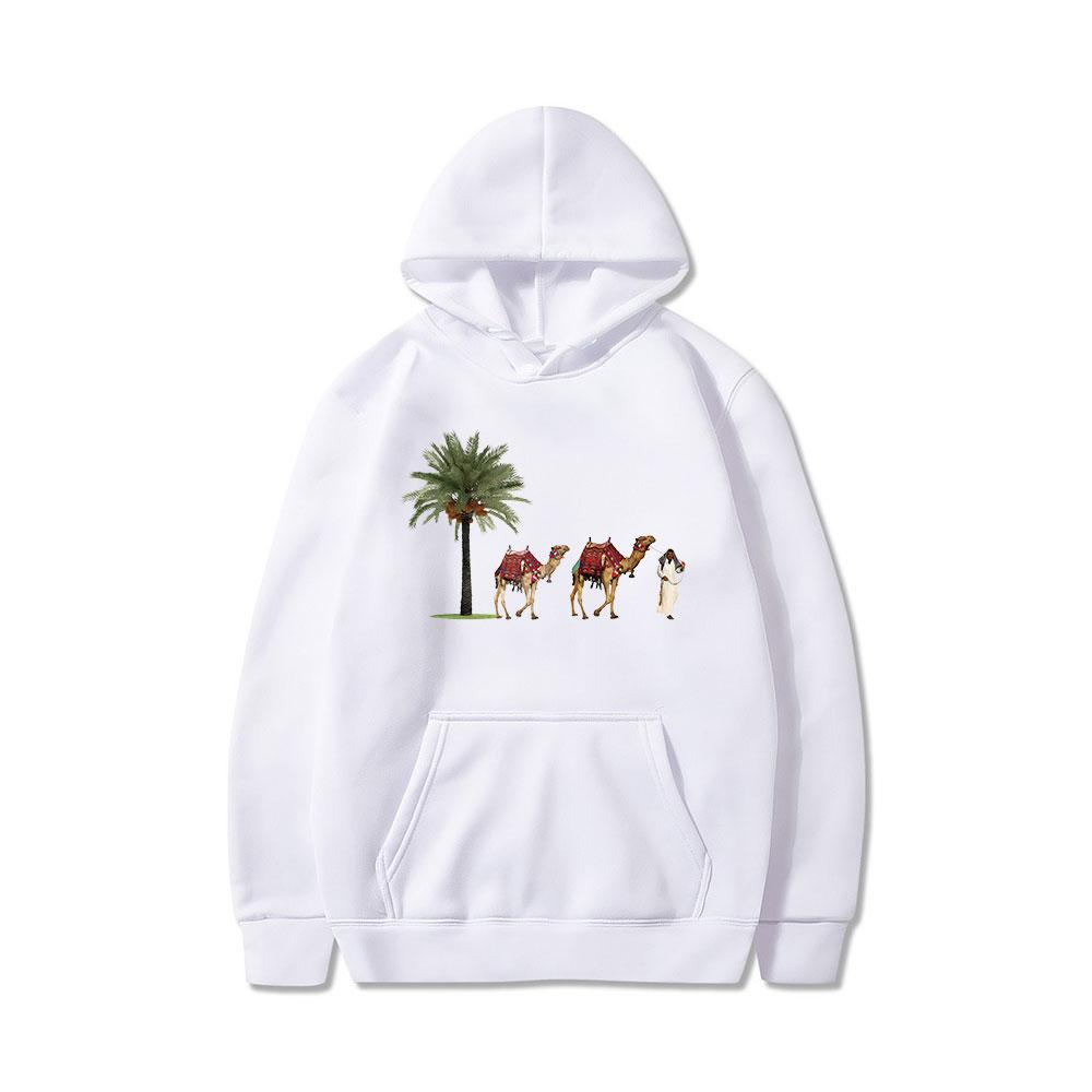 Pánská mikina Ležérní Vogue potisk velbloudů Vysoce kvalitní s kapucí Teplá zimní pulovr Mikina s kapucí Pánská Dámská Unisex Dlouhý rukáv Pulovr