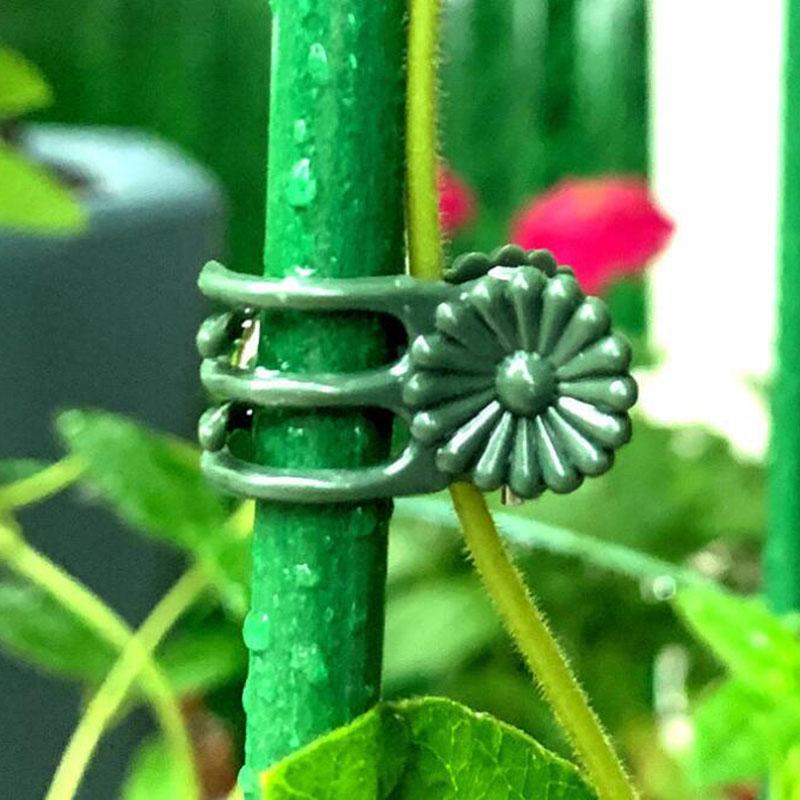 Plant Support Holder Clips For Orchid Vine Support Vegetables Flower Tied Bundle Branch Clamping Garden Tool