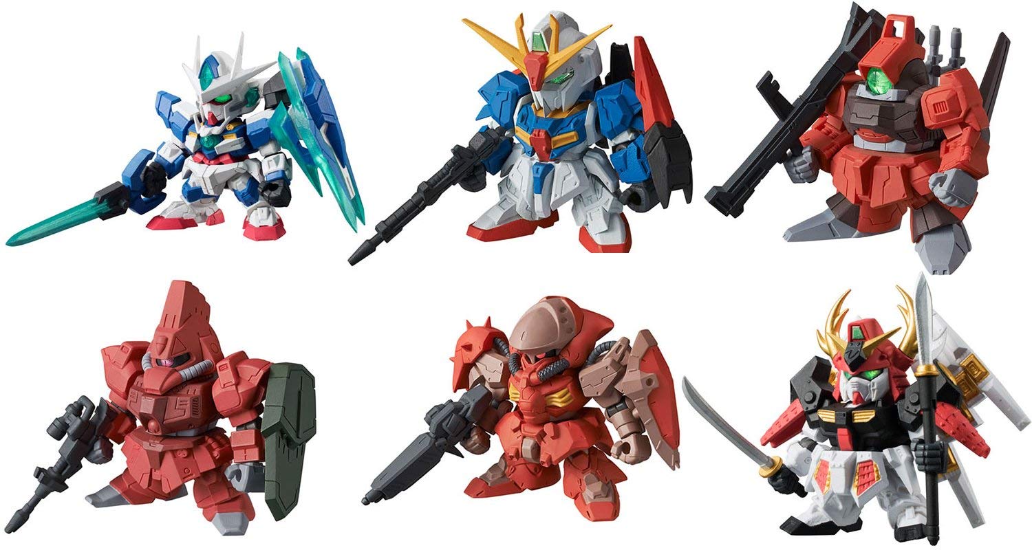 

Gacha Gacha Mobile Suit Gundam Gashapon Warrior Forte 02 All 6 Types Set