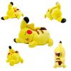 20CM Pokémon Plush Toys Sleeping Position Pikachu Eevee Squirtle Bulbasaur Anime Character Doll Child Birthday Christmas Gifts