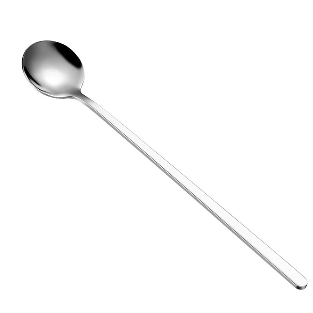 Tea Coffee Soup Spoon For Eating Mixing Stirring Long Handle Drink Tableware Mixing Scoops Bar Bartending Accessories