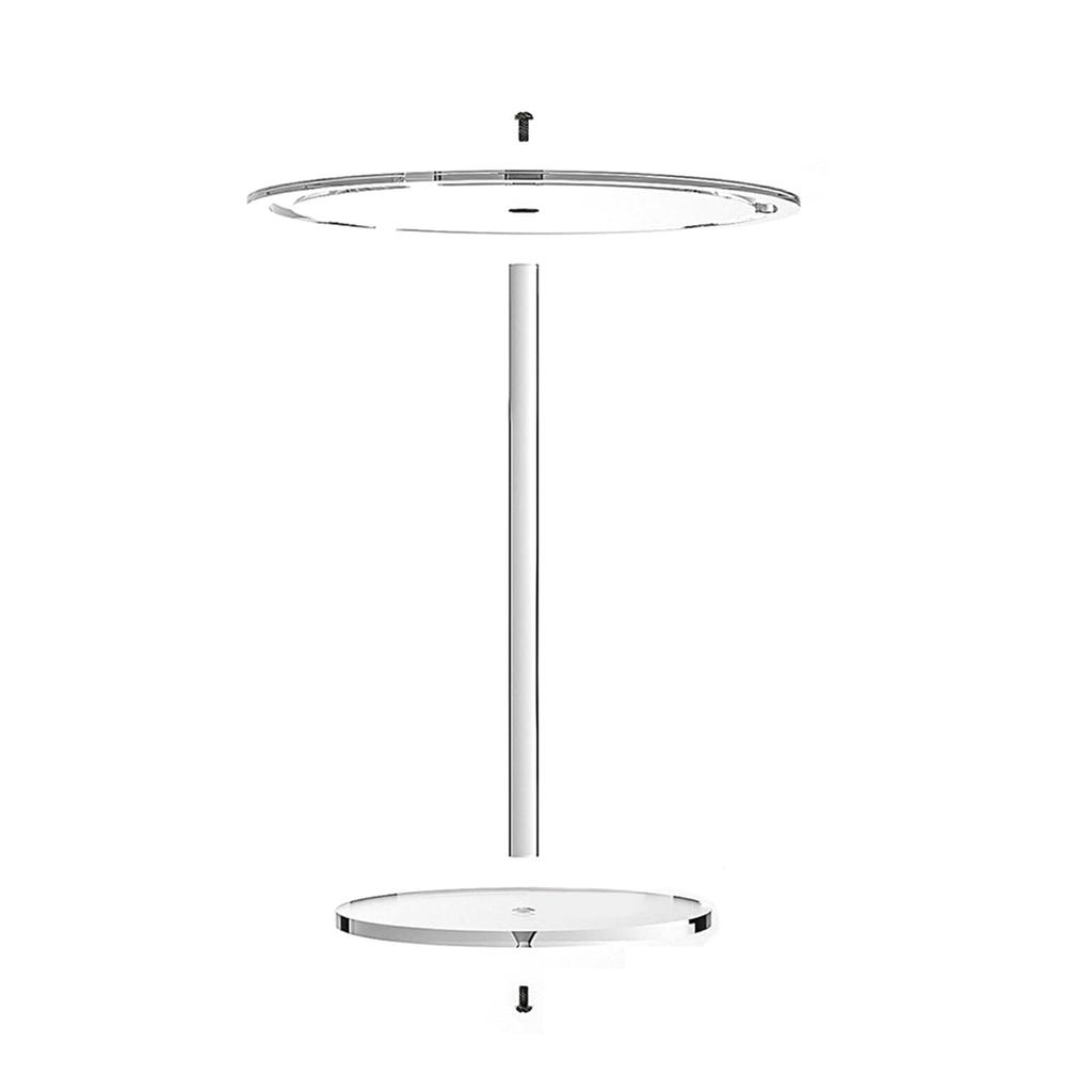 Round Eyewear Stand Glasses Storage Rack Transparent Rotatable Sunglasses Display Stand Eyeglasses Organizer for Desk