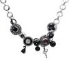 Crystal Rhinestone Beads Necklace Flower Clavicle Chain Choker Charm Gothic Necklace  Party