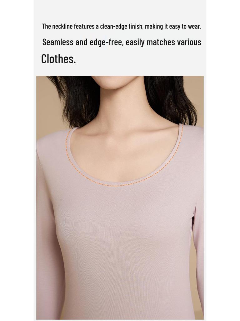10A Antibacterial Modal Women's Warm High-Elastic Base Layer Set